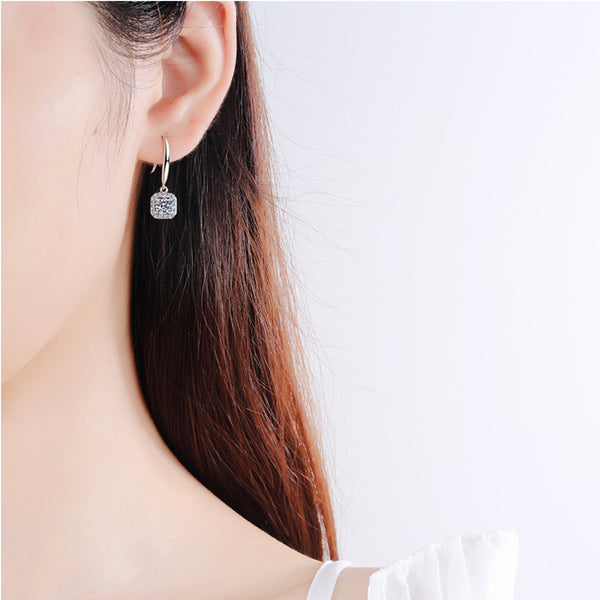 TUTELLA Sun Hook 0.5CT Moissanite Jewelry Earring